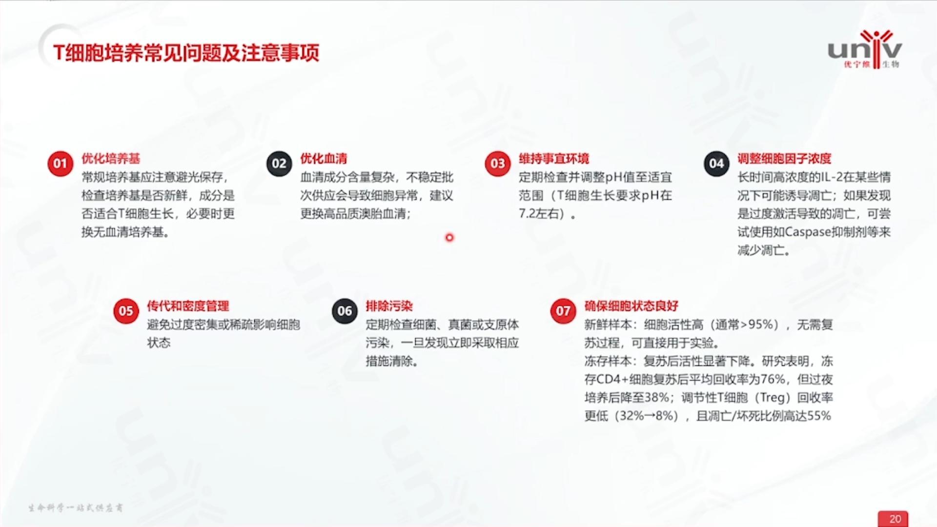 T细胞培养常见问题