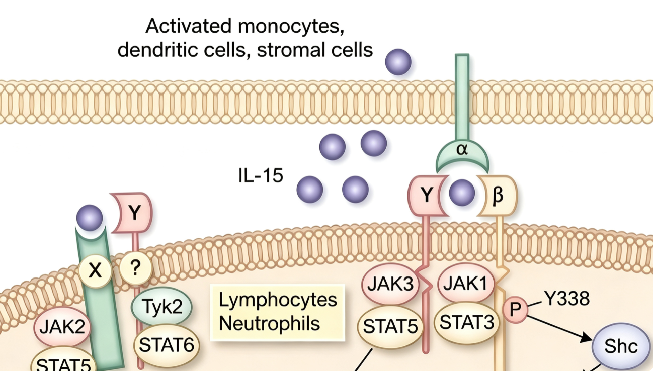 IL-15/IL-15Rα信号轴：免疫调控枢纽与抗肿瘤策略核心