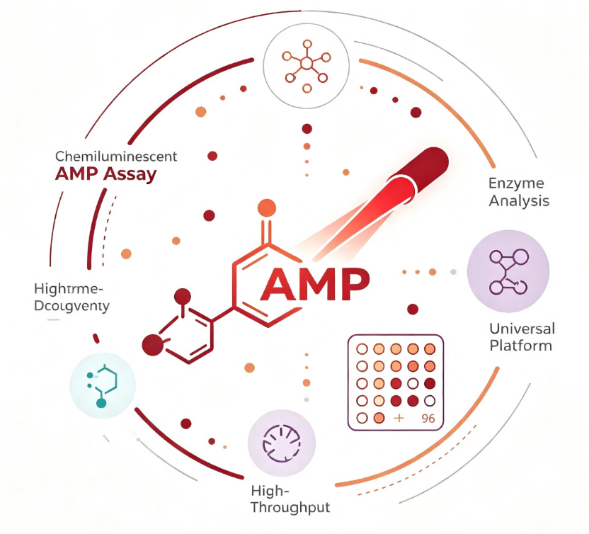 化学发光法AMP检测技术:高通量酶学分析与药物发现的通用平台
