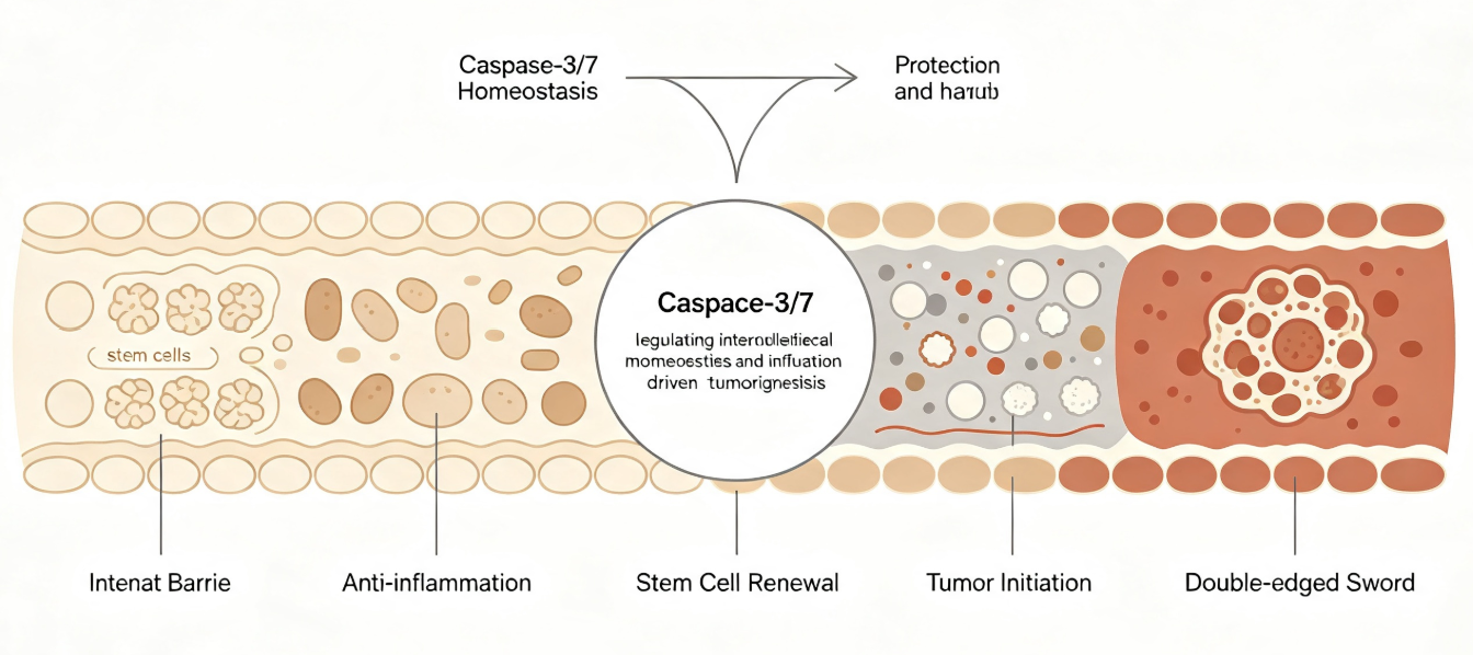 凋亡的“双刃剑”:Caspase-37在肠道炎症与肿瘤中的功能解析及高灵敏度检测应用
